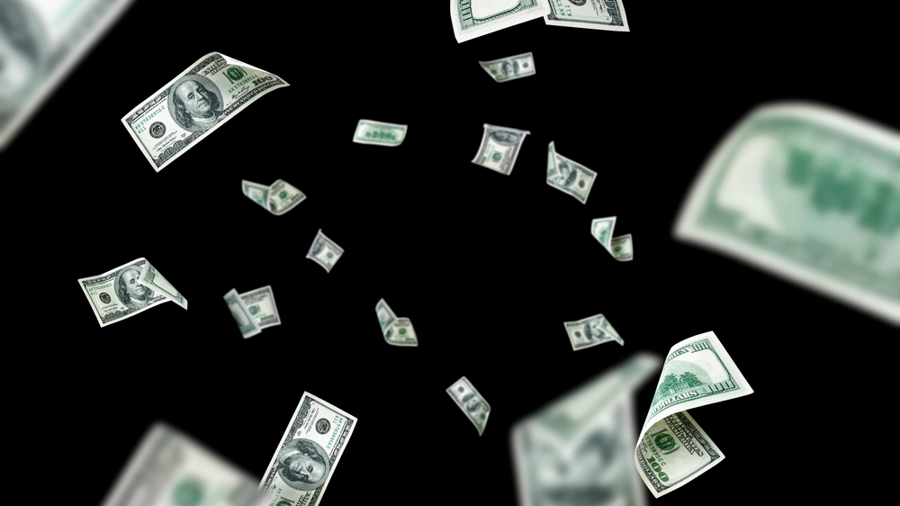 Money Falling